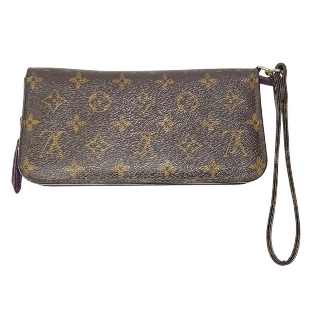 Louis Vuitton Insolite Monogram Purple Violet Wristlet Long Zip Wallet